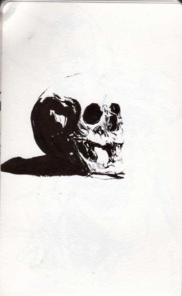 just a skull